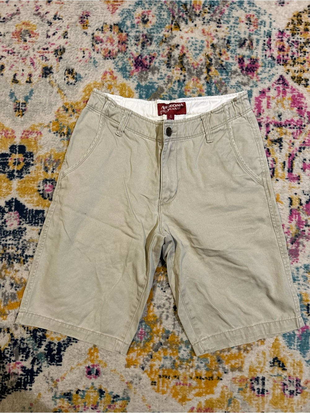 Boys Beige Casual Shorts